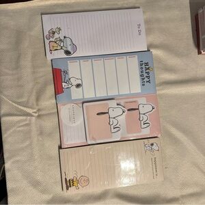 Snoopy Notepad Set